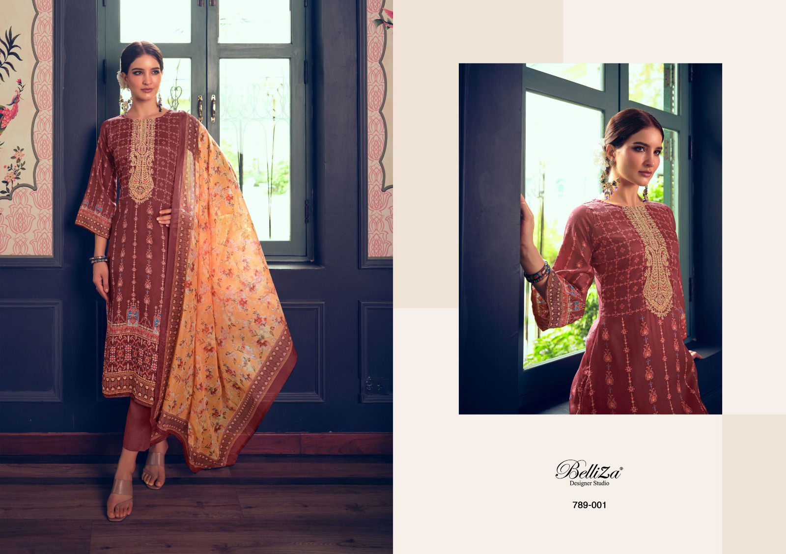 Gulabo By Belliza Jam Cotton Dress Material Catalog
